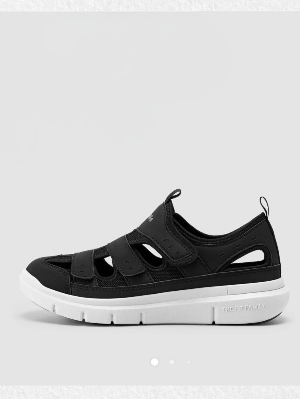 Fitville Men's NEW Size 15 Wide: Easy Top Recovery Sandals - Black